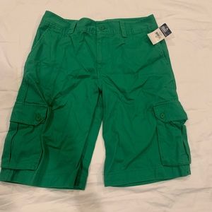 Green Polo shorts